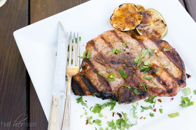 Chili Lime Grilled Pork Chops