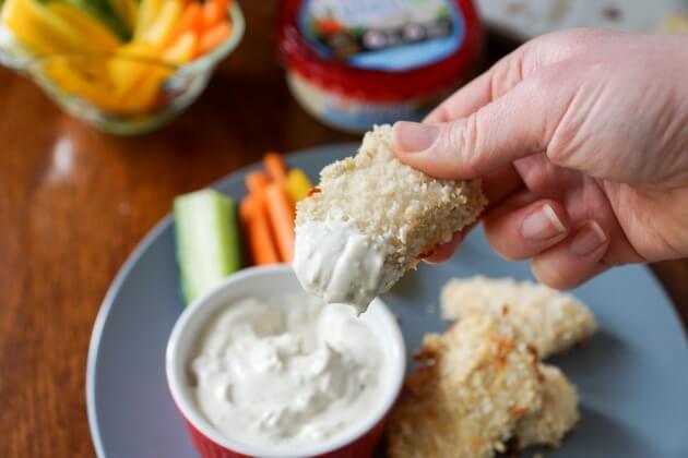 baked chicken strips with ranch dressing