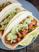 Shake up taco night with these quick and easy lentil tacos. It only take a few minutes to prepare the ingredients then the crock pot does the rest.