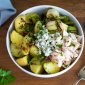Quick Chicken Bacon Potato Bowl with Buttery Leeks